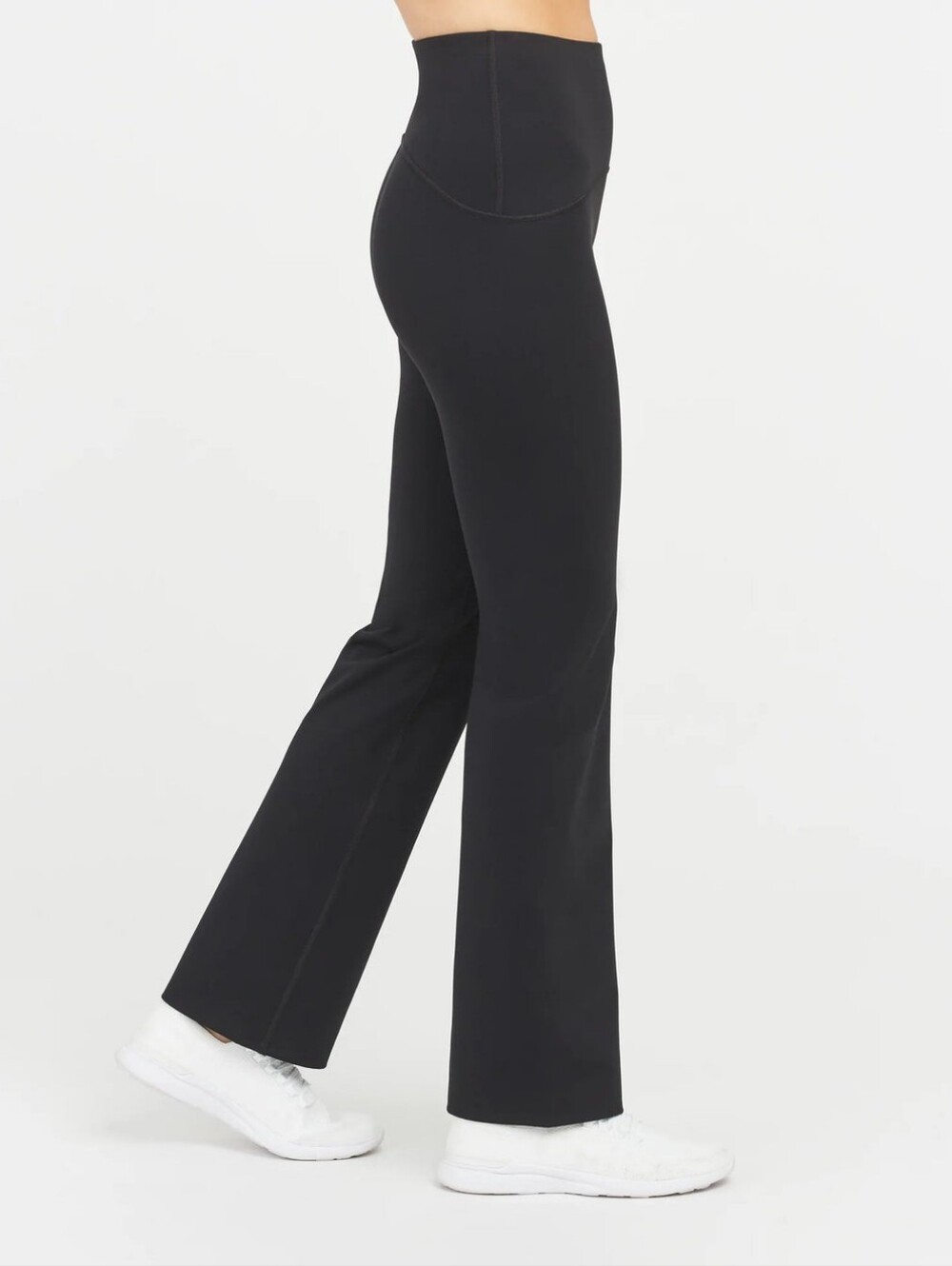 Spanx Booty Boost Yoga Pant Size 2X Black High Waisted Flared